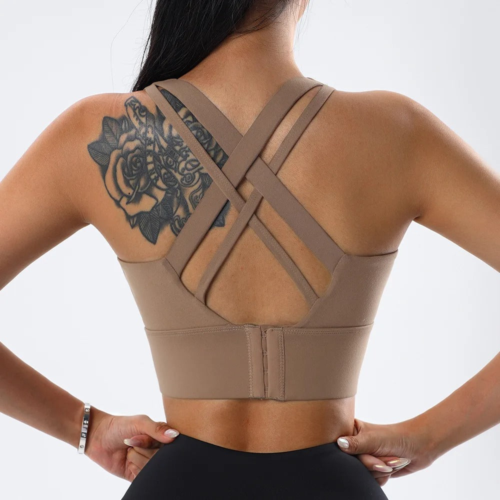 Cross-Back Sports Bra